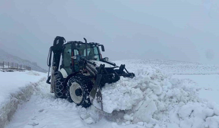 Iğdır'da karla mücadele seferberliği: Kapanan köy yolları yeniden açıldı