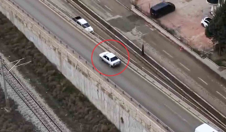 Kaçış planı işe yaramadı, koşarak araç değiştirdi yine yakalandı
