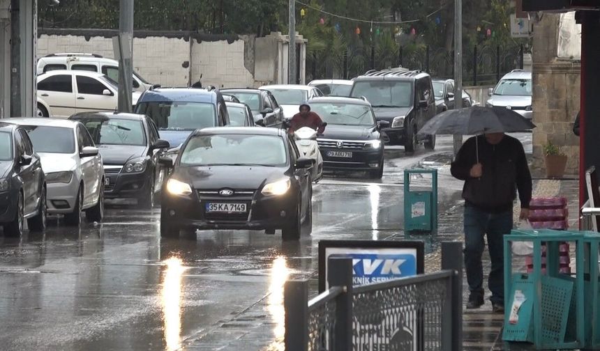 Kilis'te yağış etkili oluyor