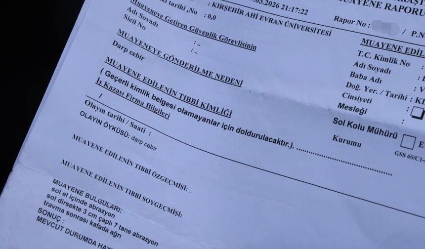 Kırşehir'de belde belediye başkanının şizofreni hastasını darbettiği iddiası