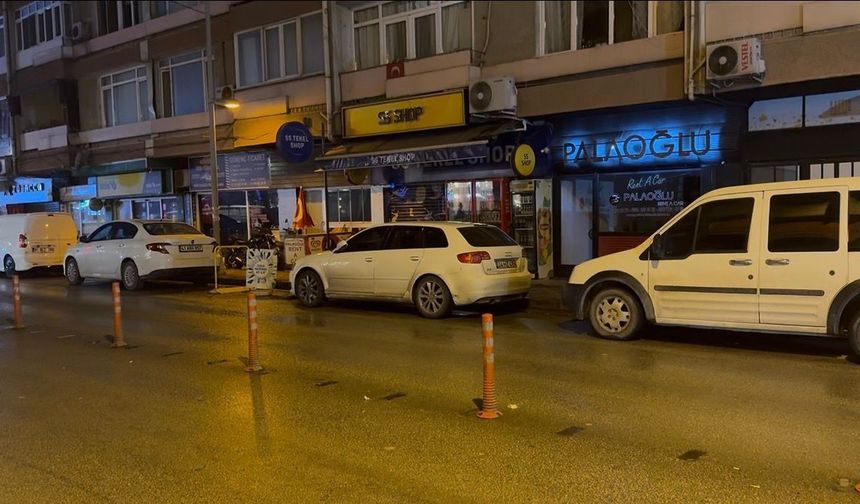 Kocaeli'de bıçaklanan şahıs dükkana sığındı
