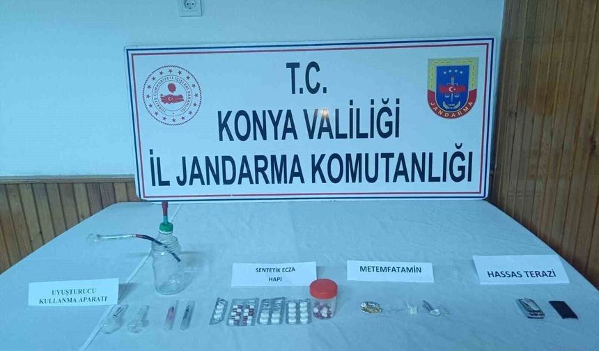 Konya'da jandarmadan uyuşturucu operasyonları: 11 tutuklama