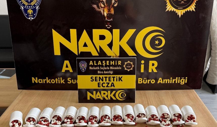 Manisa'da sentetik ecza operasyonu: 2 tutuklama
