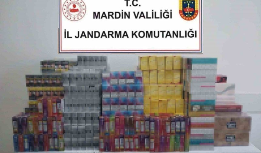 Mardin'de 10 bin paket kaçak sigara ele geçirildi