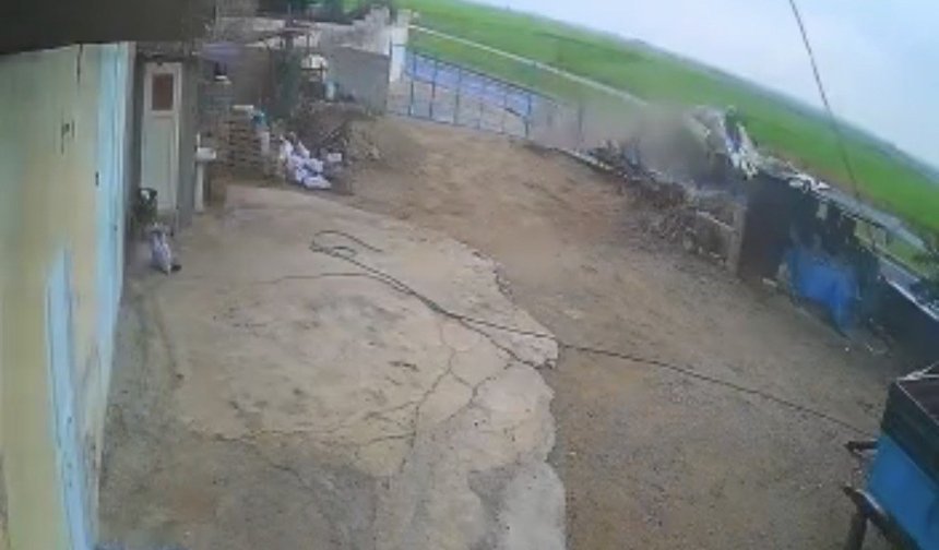 Mardin'de 3 kişinin yaralandığı kazanın güvenlik kamerası görüntüleri ortaya çıktı