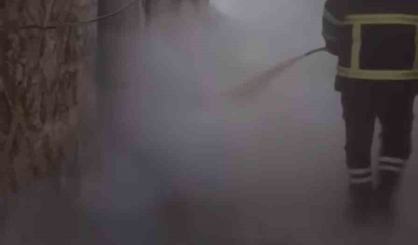 Mardin'de evdeki tüp yangını paniğe neden oldu