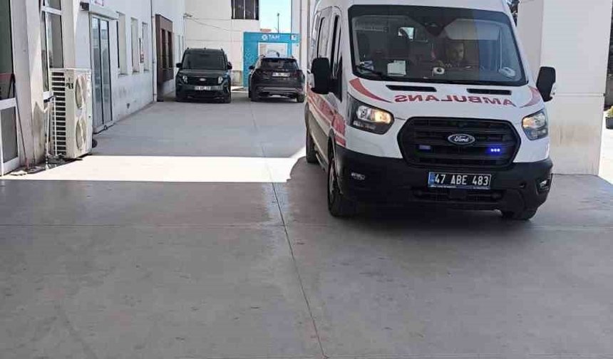 Mardin'de otomobil ile motosiklet çarpıştı: 1 yaralı