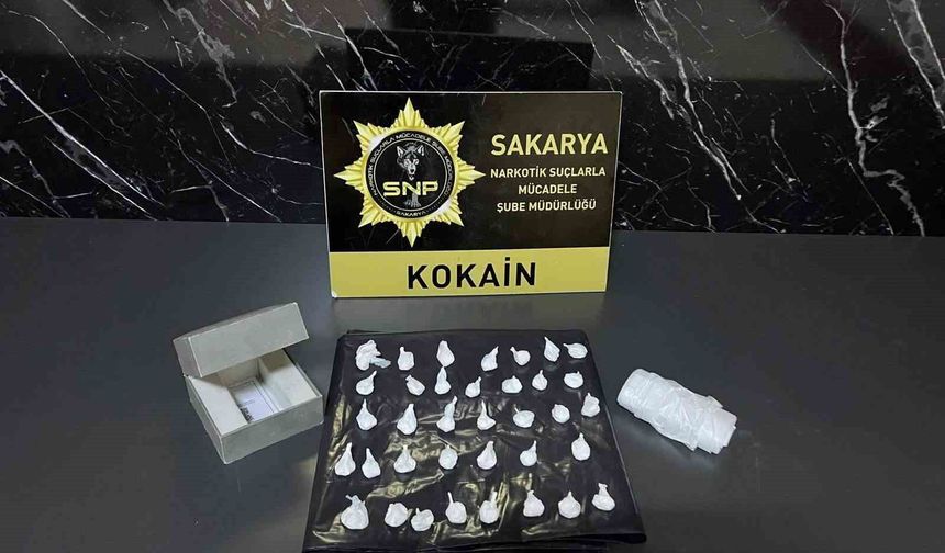 Mücevher kutusundan 38 parça kokain çıktı: 1 tutuklama