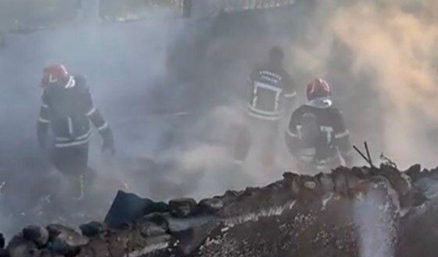 Osmaniye'de çiftlikte yangın: 8 koyun ve 120 kümes hayvanı telef oldu