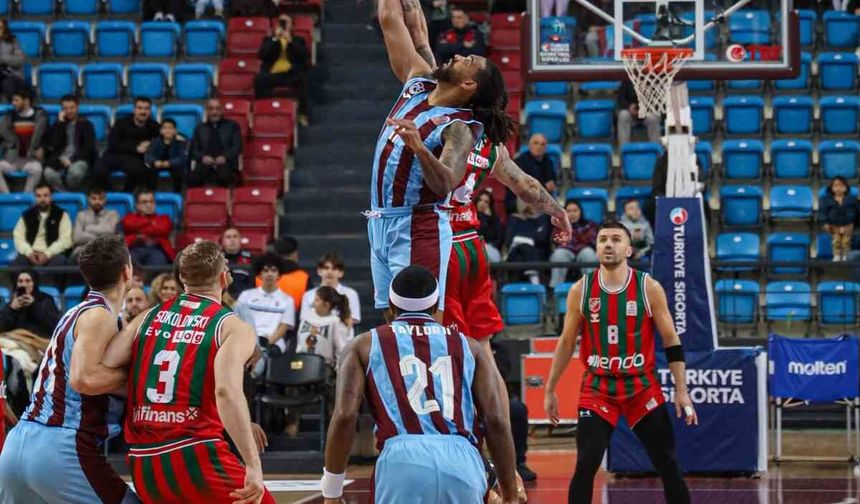 Türkiye Sigorta Basketbol Süper Ligi: Trabzonspor:89 - Karşıyaka:79