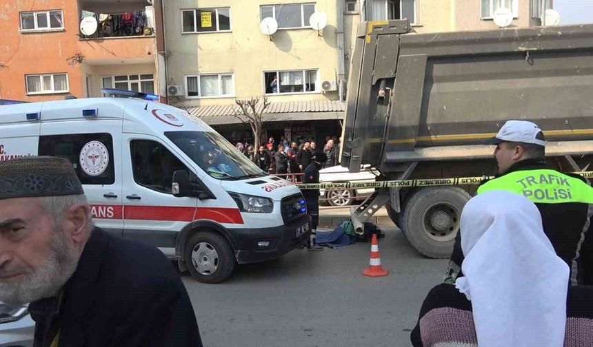 Yalova'da kamyonun ezdiği yaşlı adam hayatını kaybetti