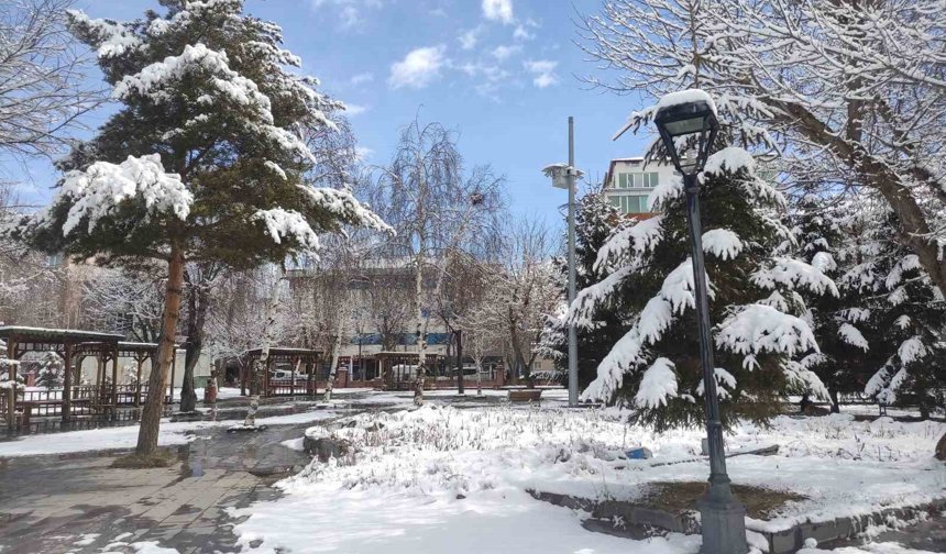 Ardahan'da kar kartpostallık görüntüler sundu