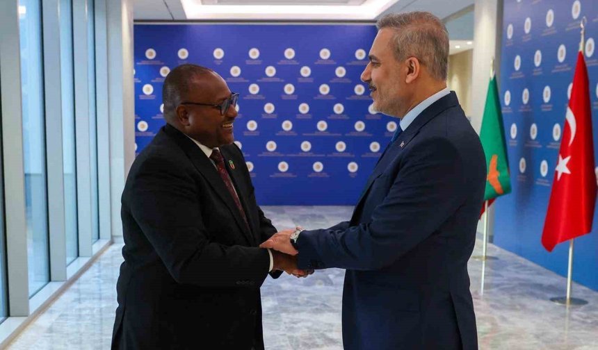 Bakan Fidan, Zambiya Dışişleri Bakanı Haimbe ile bir araya geldi