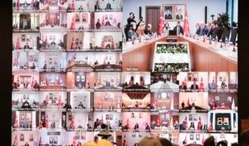 Bakan Göktaş ve Bakan Çiftçi, 81 ilin valisi ile çevrimiçi toplantı yaptı