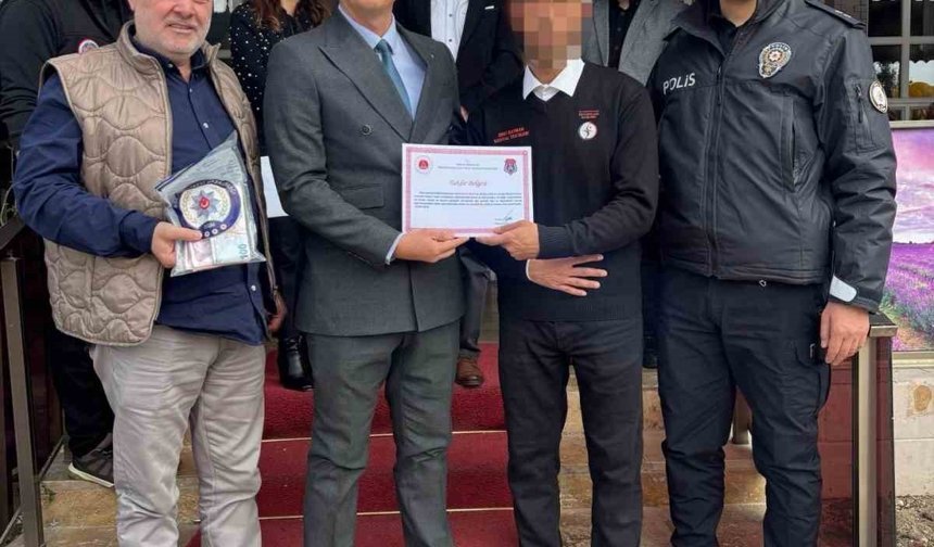 Bozüyük Açık Ceza Evi'ndeki hükümlüden örnek davranış