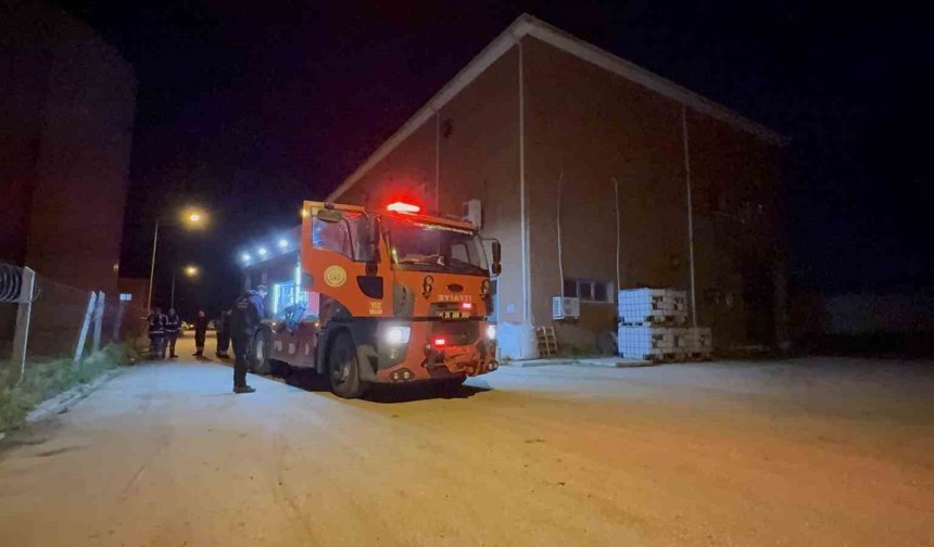 Eskişehir'de su arıtma tesisinde korkutan yangın