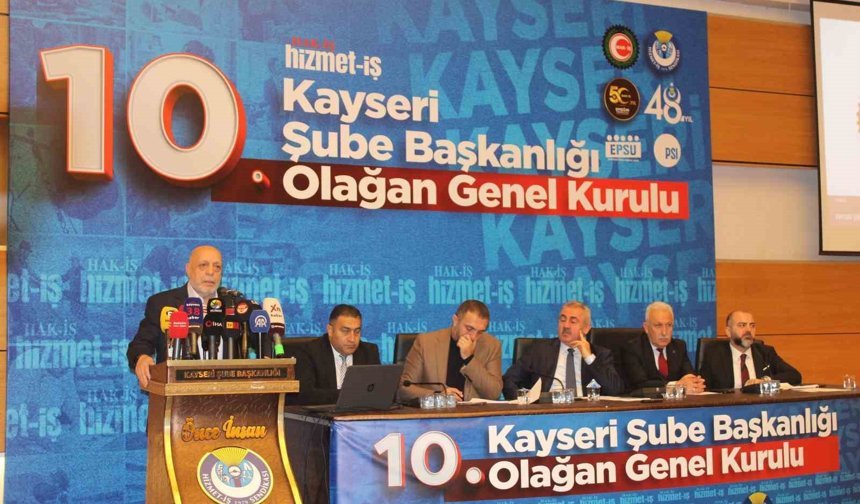 HAK-İŞ Konfederasyonu Genel Başkanı Arslan: 'Vergi sistemimizde ciddi bir sorun var'