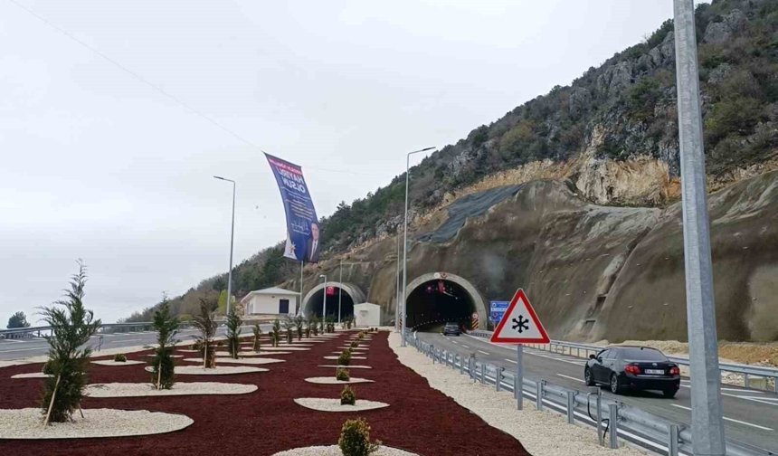Karadeniz'i İç Anadolu'ya bağlayan Kırkdilim Tünelleri trafiğe açıldı