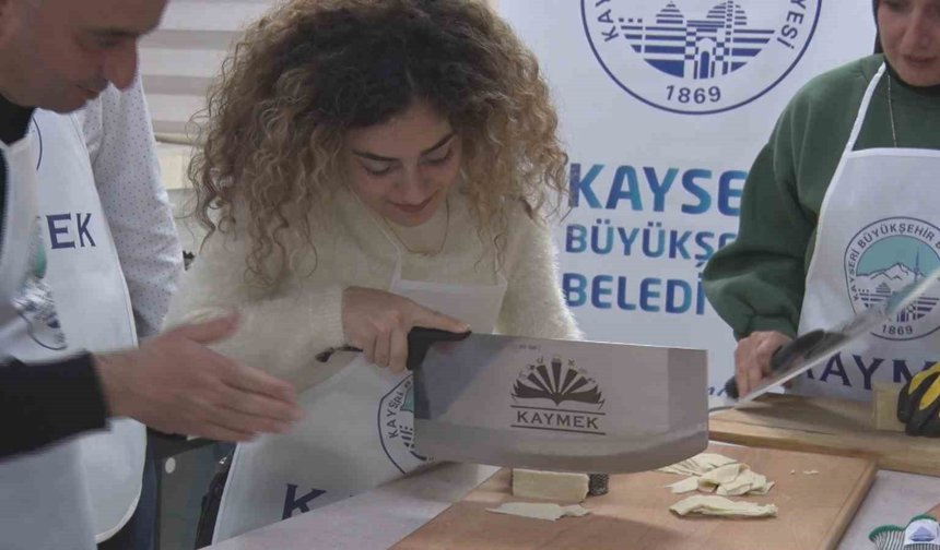 Kayseri'de AB'den Coğrafi İşaret Tescili alan pastırmaya ilgi büyüyor