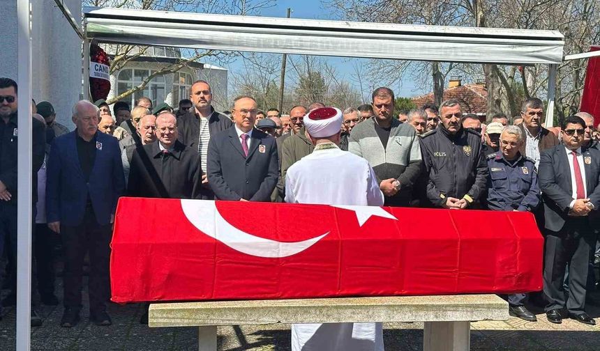 Muratlı'da gazi polis için son görev