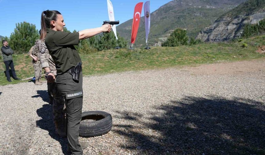 Orman işçileri zorlu etapları tamamladı