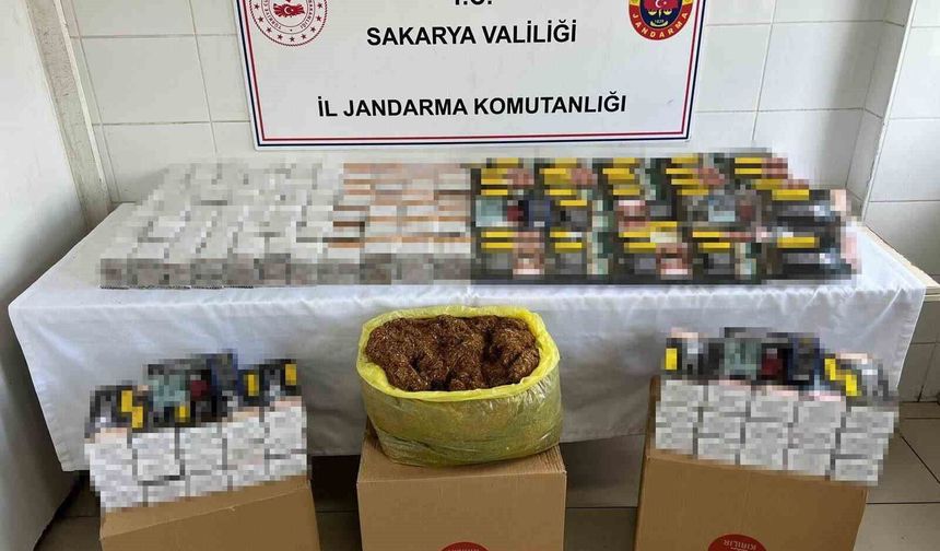 Sakarya'da jandarma kaçakçılığa geçit vermiyor: 3 ilçede 4 gözaltı
