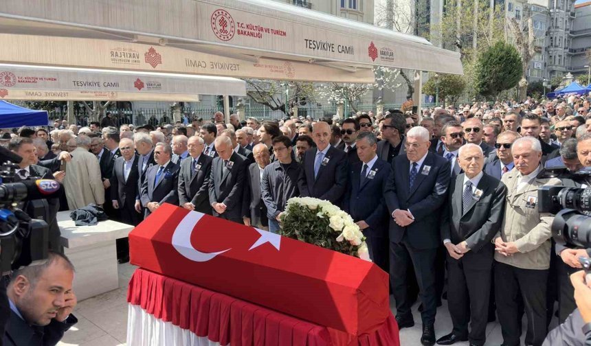 TBMM Eski Başkanı Hüsamettin Cindoruk son yolculuğuna uğurlandı