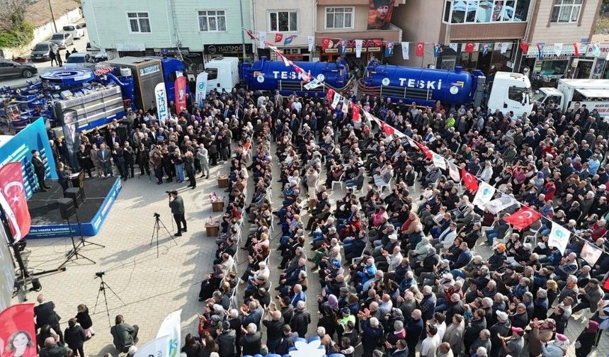 Turistik ilçe Marmaraereğlisi'nin altyapı problemi çözülüyor