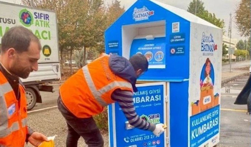 Batman’da Eski Kıyafetler Geri Dönüşümle Ekonomiye Kazandırılıyor