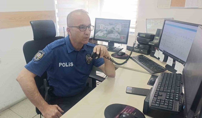 Antalya'da 30 yıllık polis memurundan telsizde arkadaşlarına duygusal veda