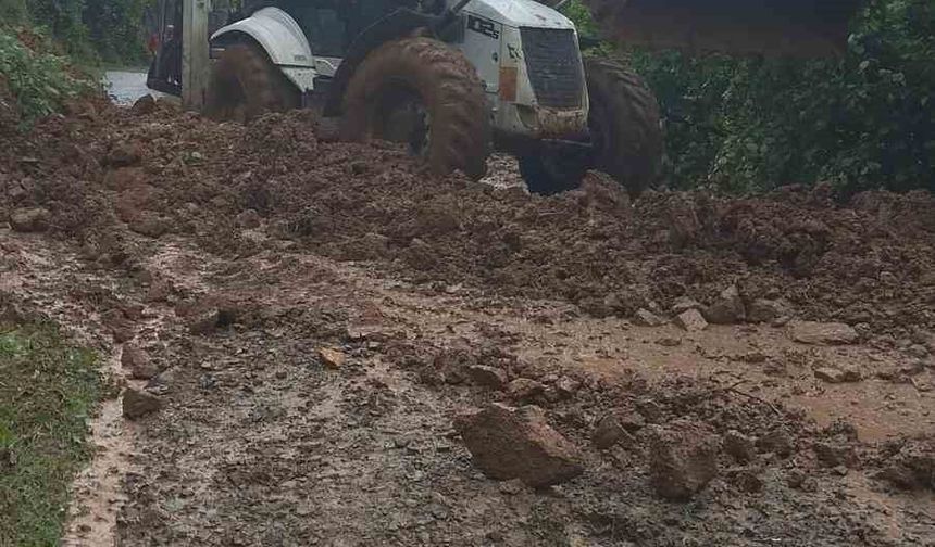 Artvin'de sağanak taşkınlara neden oldu