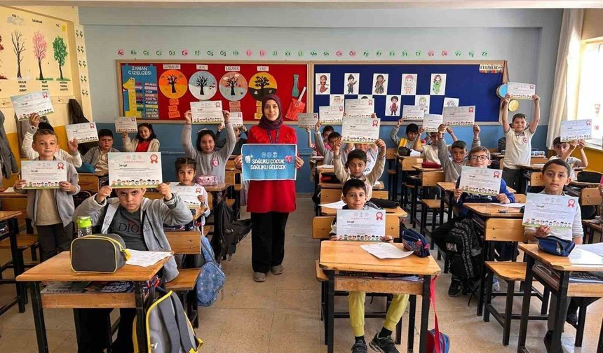 Çemişgezek'te öğrencilere yönelik sağlık farkındalık etkinliği