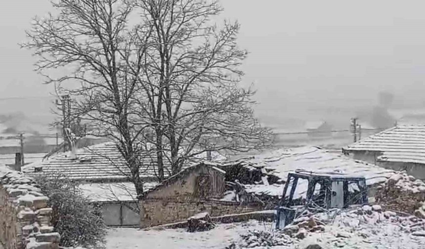 Eskişehir'in kırsalı mayıs ayında beyaza büründü