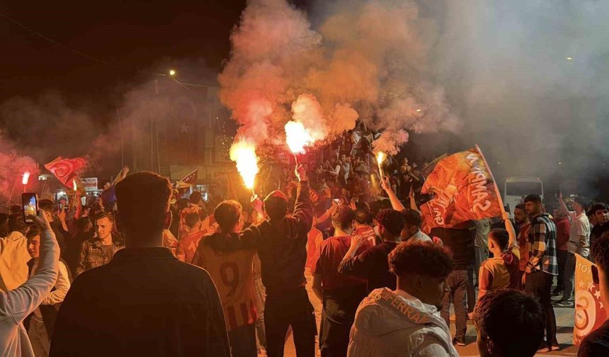 Galatasaray'ın şampiyonluğu Adıyaman'da kutlandı