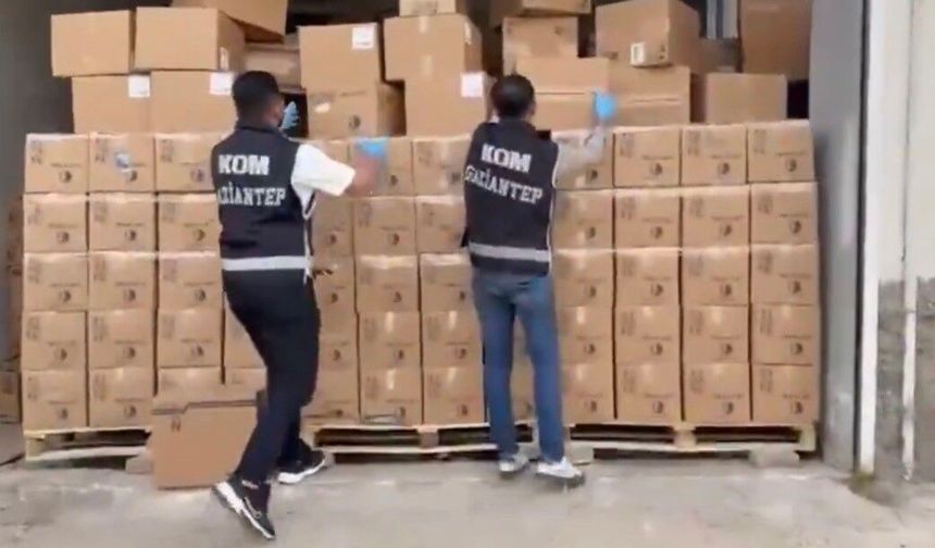 Gaziantep'te 83 bin 679 adet kaçak ilaç ele geçirildi: 1 tutuklama