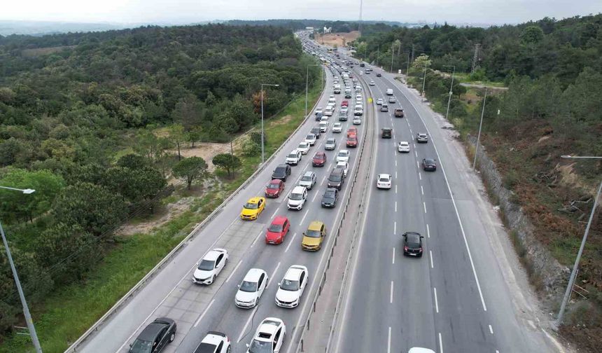 Kurban Bayramı'nda İstanbul boş kaldı, trafik sadece Arnavutköy'de vardı