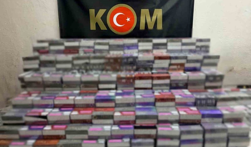 Mardin'de 12 bin 780 paket elektronik sigara kiti ele geçirildi