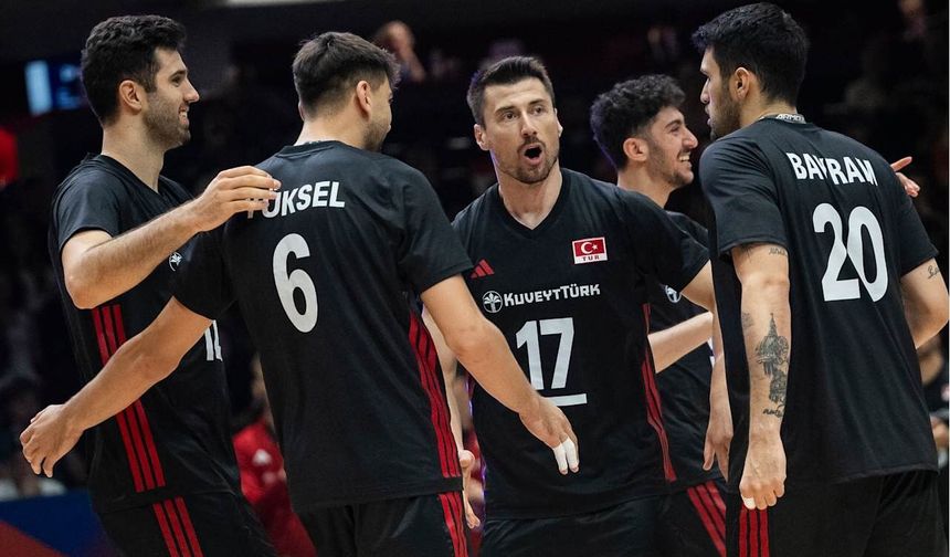 A Milli Erkek Voleybol Takımı, Kanada'yı mağlup etti