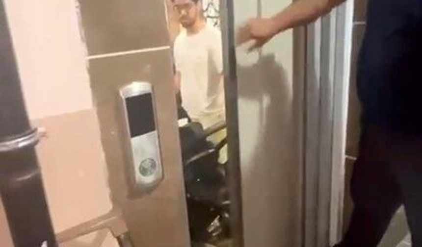Asansörde mahsur kalan öğrenciyi itfaiye sınava yetiştirdi