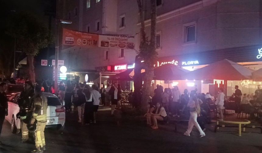 Aydın Üniversitesi öğrenci yurdunda yangın paniği