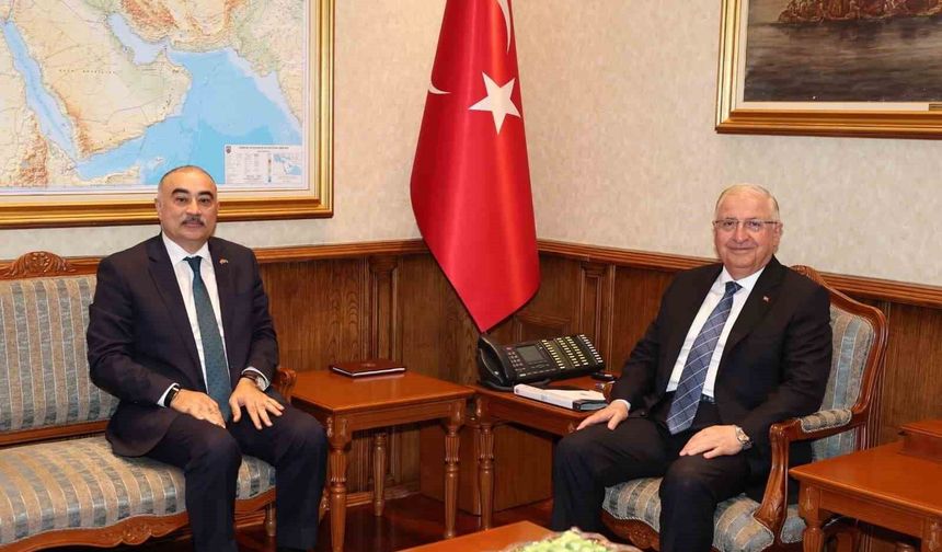 Bakan Güler, Azerbaycan Büyükelçisi Memmedov'u kabul etti