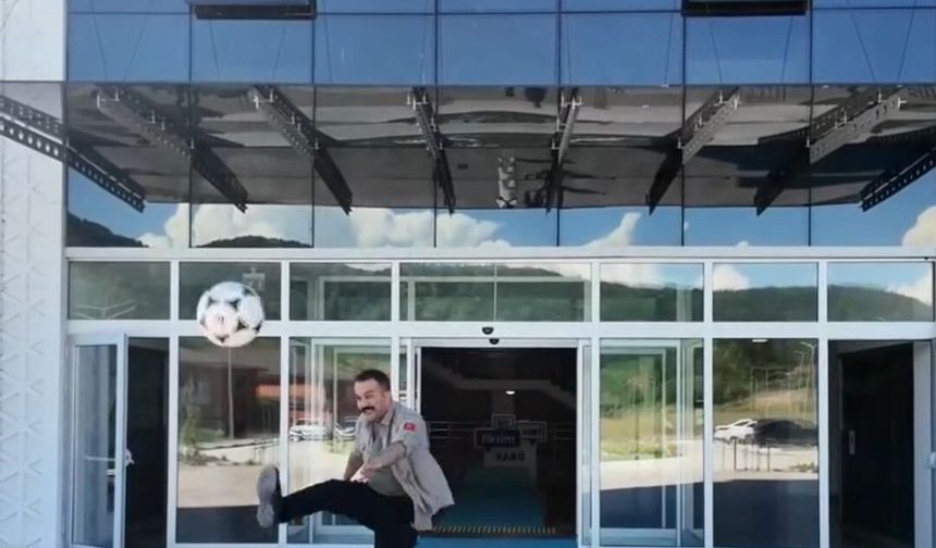 Bartın Üniversitesinden A Milli Takım'a destek videosu