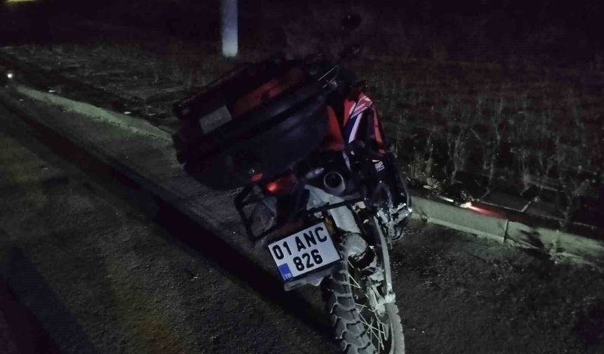 Bolu'da feci motosiklet kazası: 1 ölü