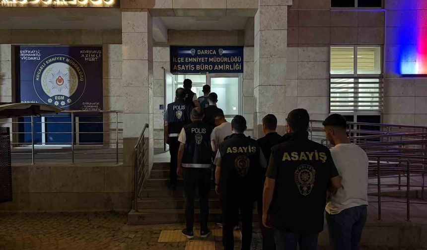 Darıca'da market ve kuyumcu yağmalayan 5 şüpheli tutuklandı