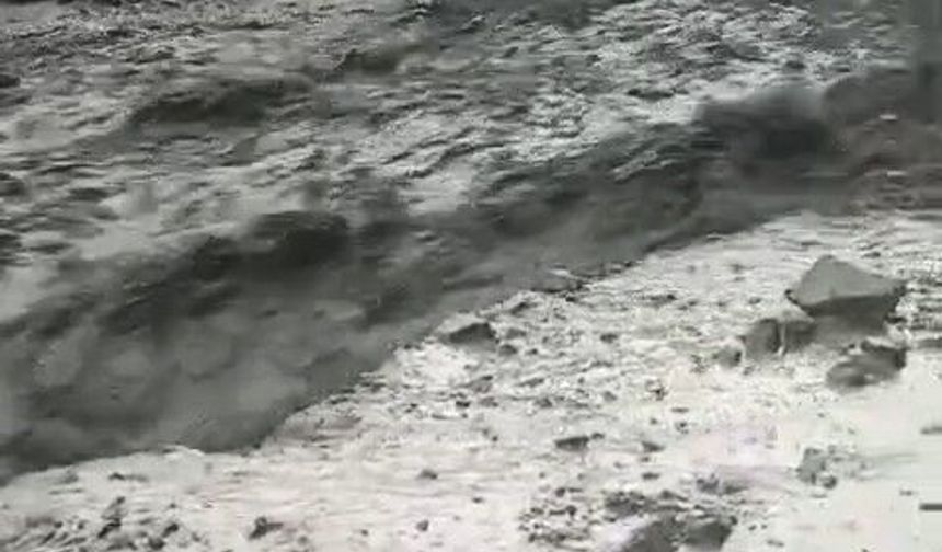 Elazığ'da sağanak sonrası sel