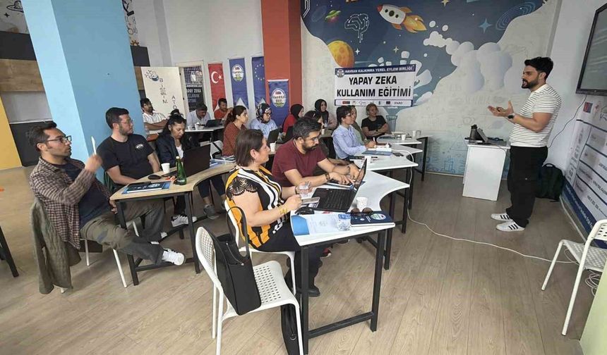 Havran'da öğretmenlere yapay zeka atölyesi