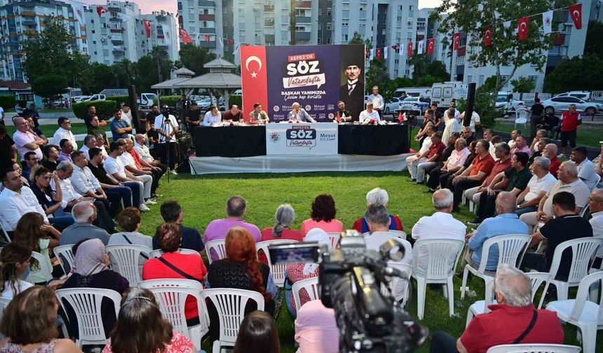 Kepez'de 'Söz Vatandaşta' buluşmasının ikincisi düzenlendi