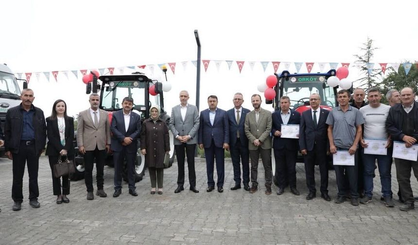 Kütahya'da hem üretime hem yangınla mücadeleye destek