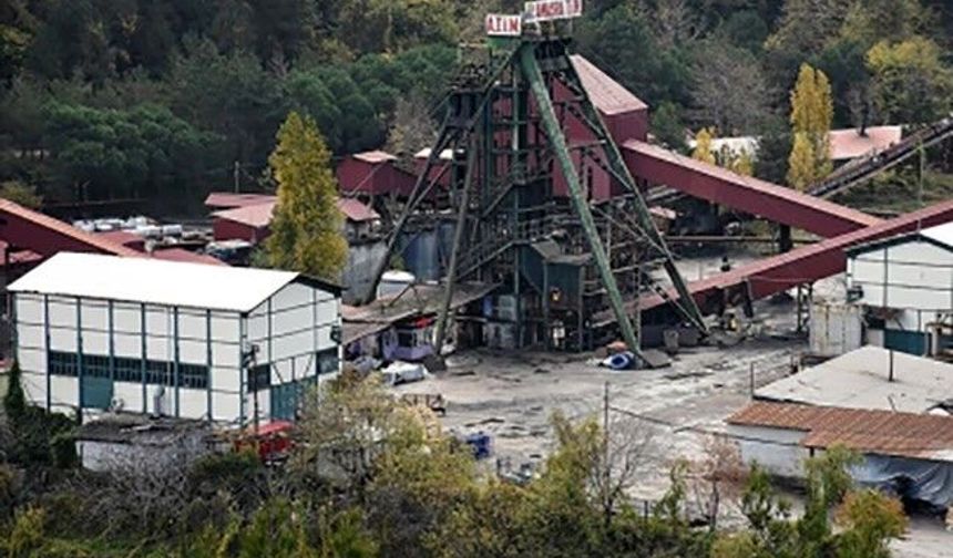 Maden ocağında yangın nedeniyle üretim durdu