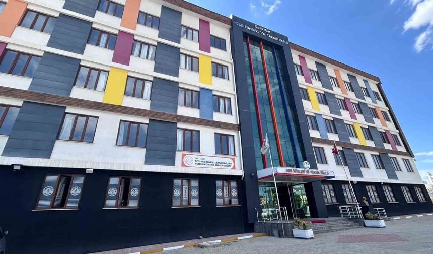 Van OSB Mesleki ve Teknik Anadolu Lisesi geleceğin meslek sahiplerini yetiştiriyor